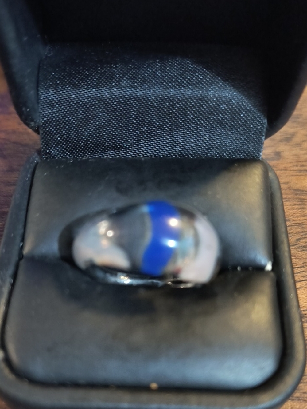 Luc Kieffer Paris  Acrylic Dome Ring  7.5